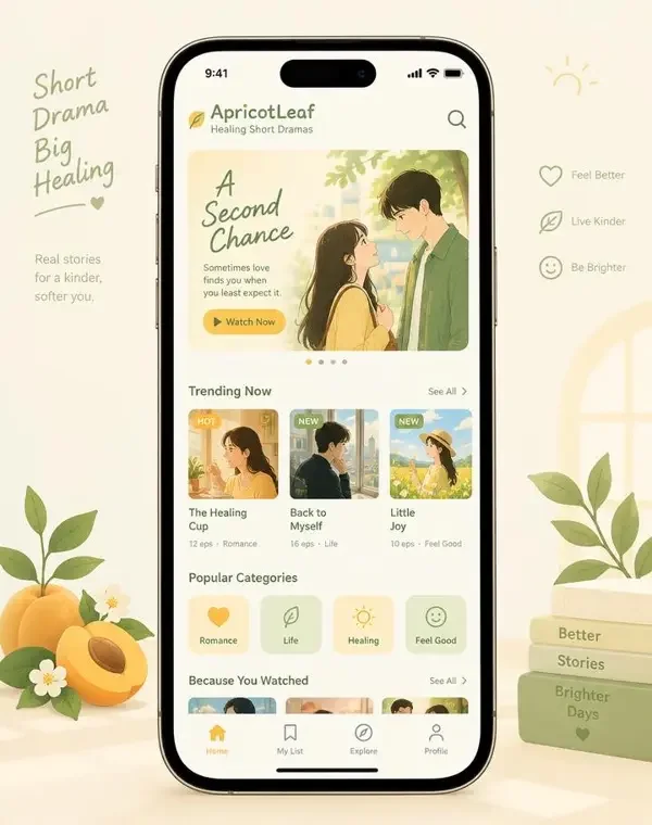可可影视 APP - 治愈系短剧免费观看 可可影视 APP 界面预览
